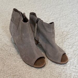 Women's Toms Peep-Toe Ankle Boots